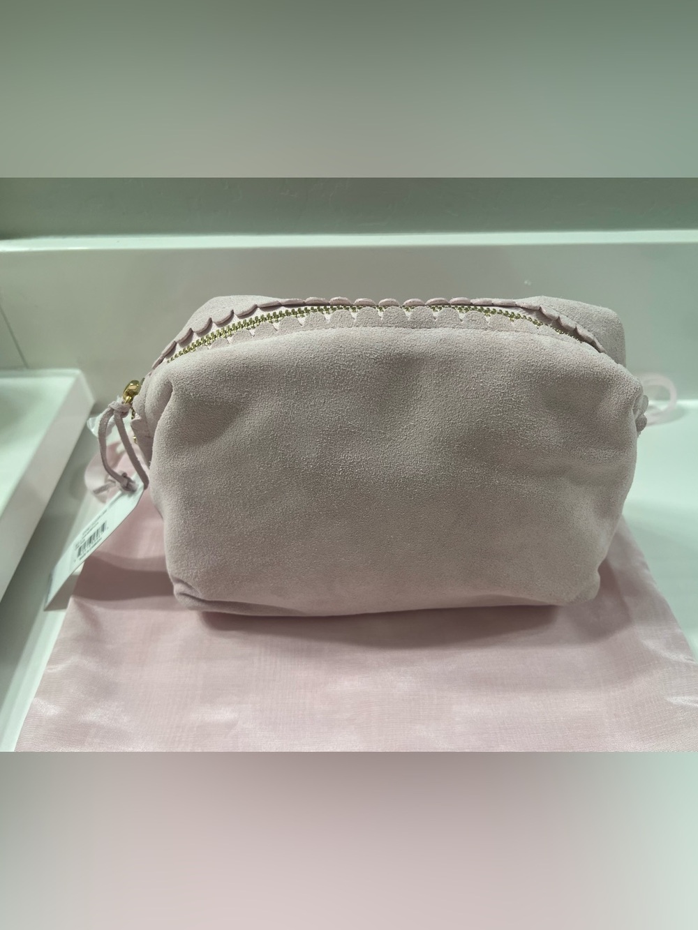Stoney Clover Henrietta petal suede pouch